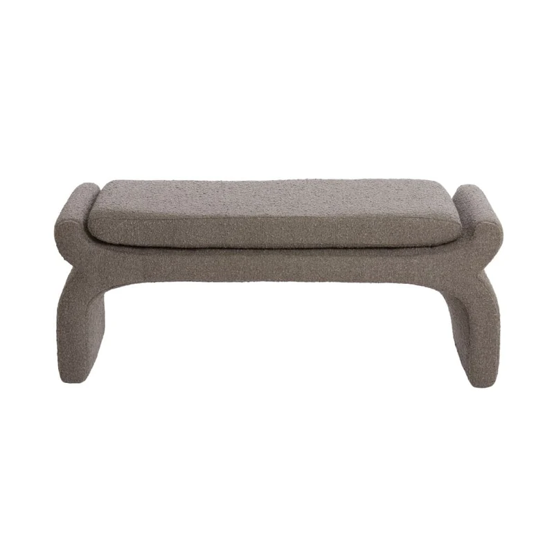 Hocker NAFYA, bouclé braun 119x45x48cm