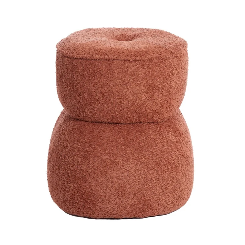Sitzpouf LEYLA terra Ø40x46 cm