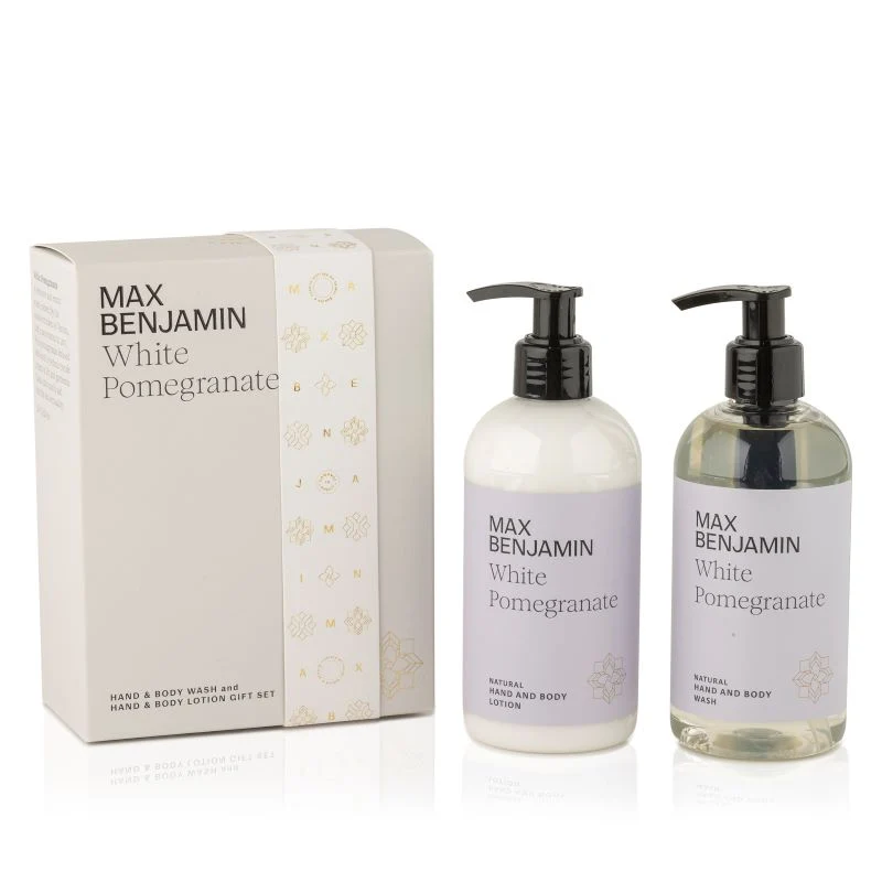 Hand & Body Wash & Lotion-Geschenkset - White Pomegranate