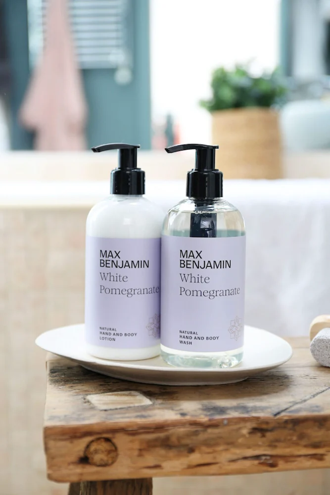 Hand & Body Wash & Lotion-Geschenkset - White Pomegranate