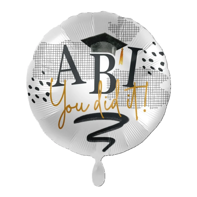 18"/Ø43cm Folienballon "ABI you did it!"