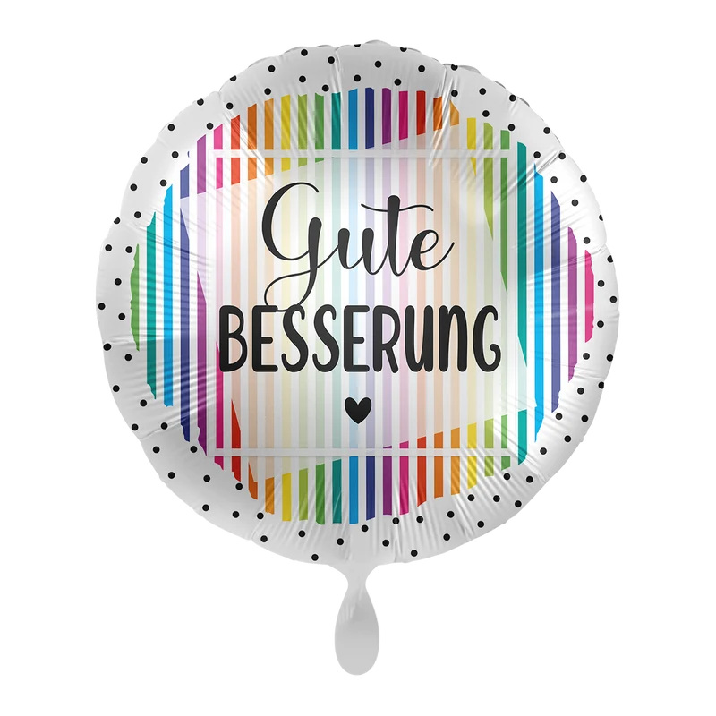 18"/Ø43cm Folienballon "Gute Besserung"