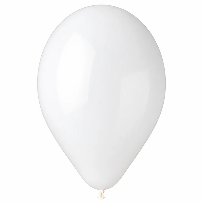 Latexballon 33 cm Golden Dots Weiß Gold | 5 Stück