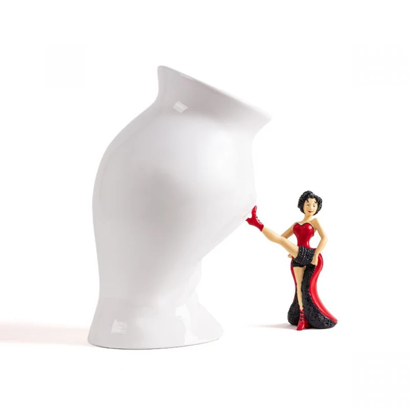Vase CIRCUS LUCY weiß