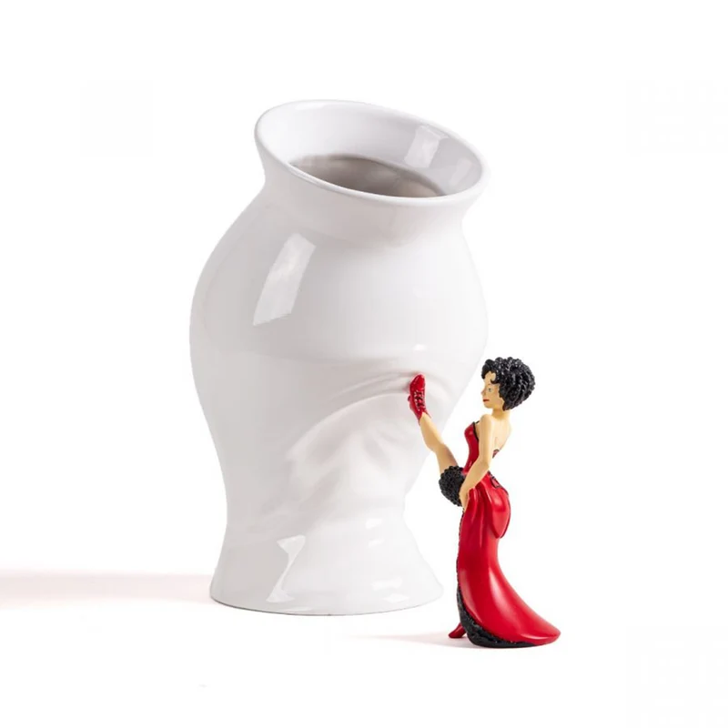 Vase CIRCUS LUCY weiß