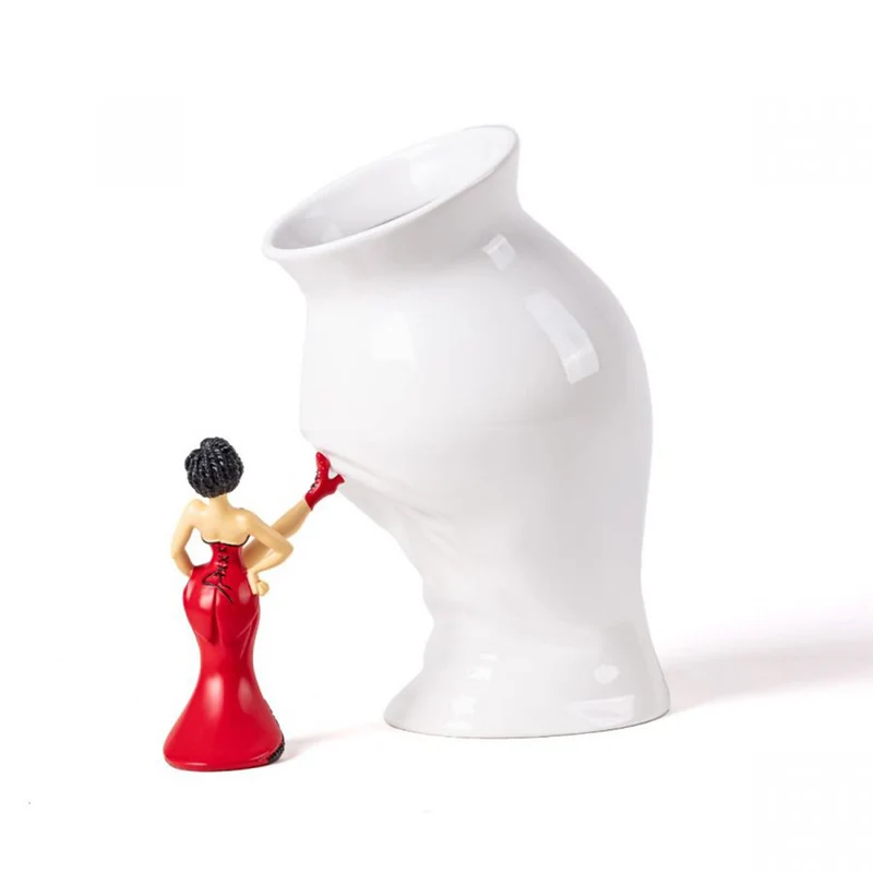 Vase CIRCUS LUCY weiß