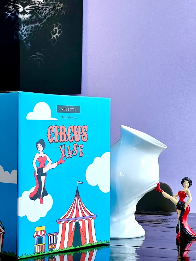 Vase CIRCUS LUCY weiß