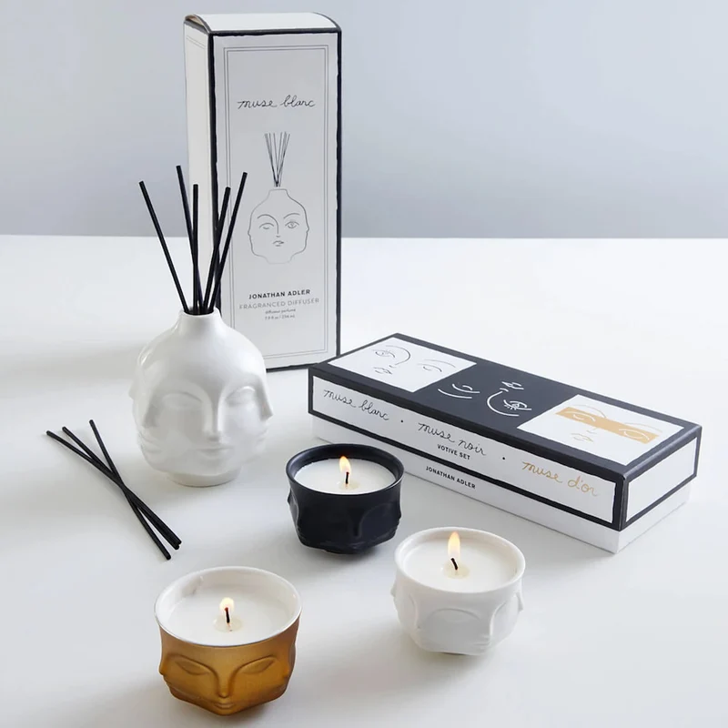 3er-Set Duftkerzen MUSE VOTIVE