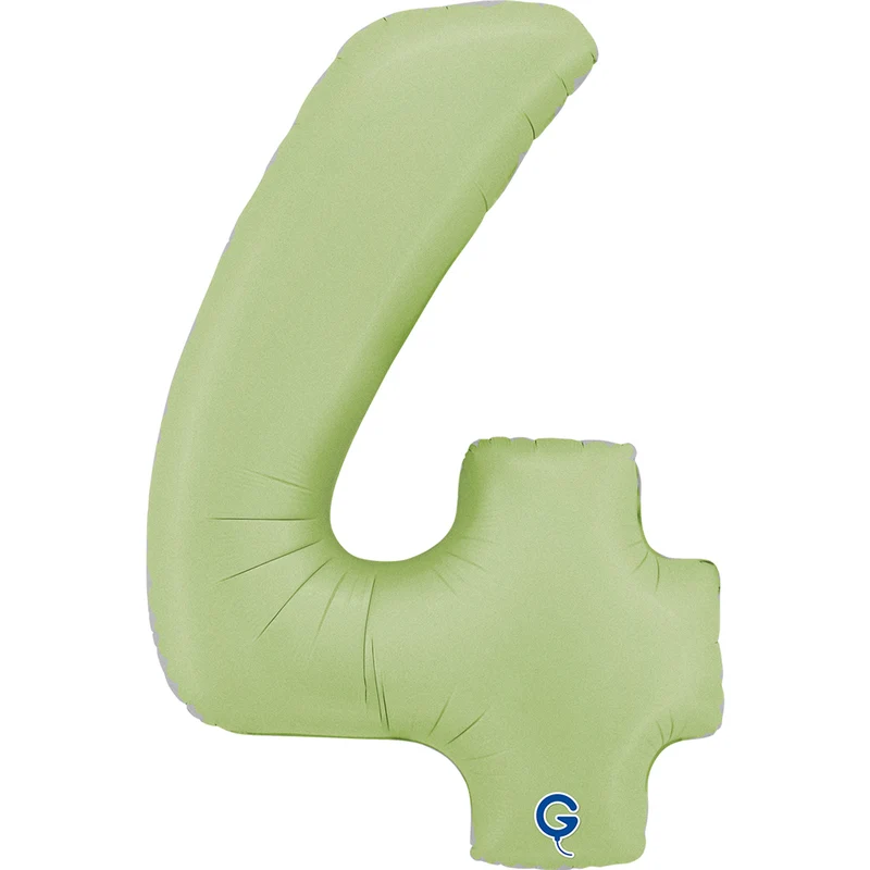 Riesenzahl Folienballon 26"/66cm | Satin Olive #4