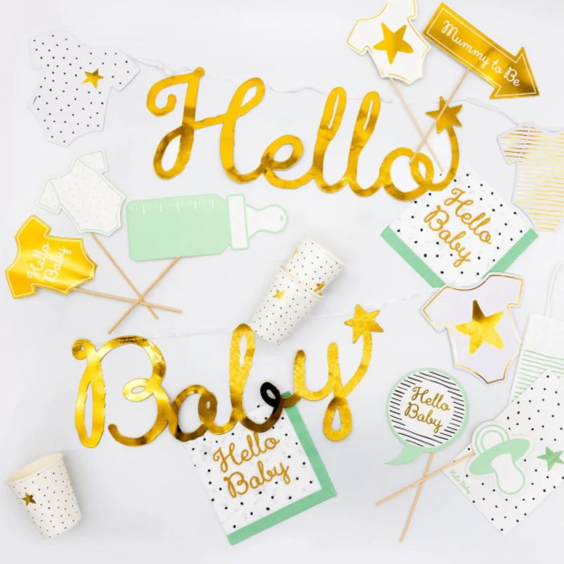 "Hello Baby" Fotorequisiten-Set | 10-tlg.