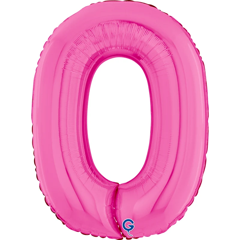 Riesenzahl Folienballon 26"/66cm | Pink #0