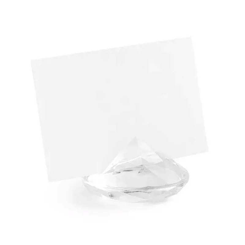 Platzkartenhalter Diamant 40mm | 10 Stück