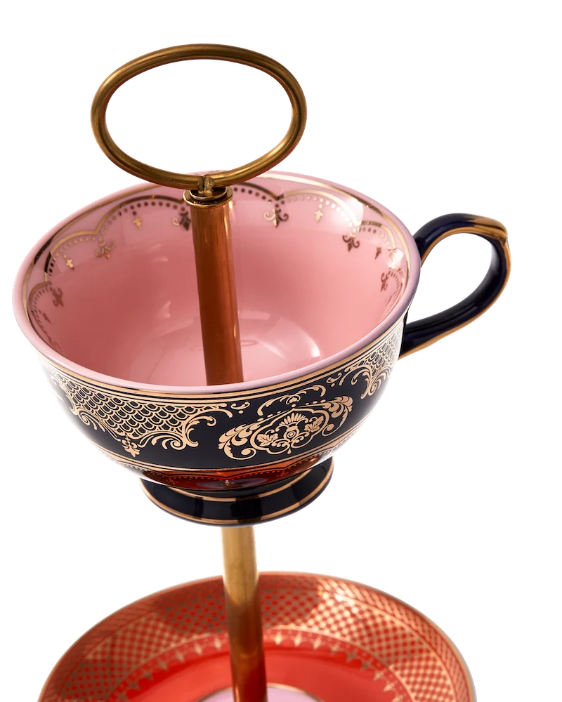 Etagere GRANDPA High Tea Set aus Porzellan