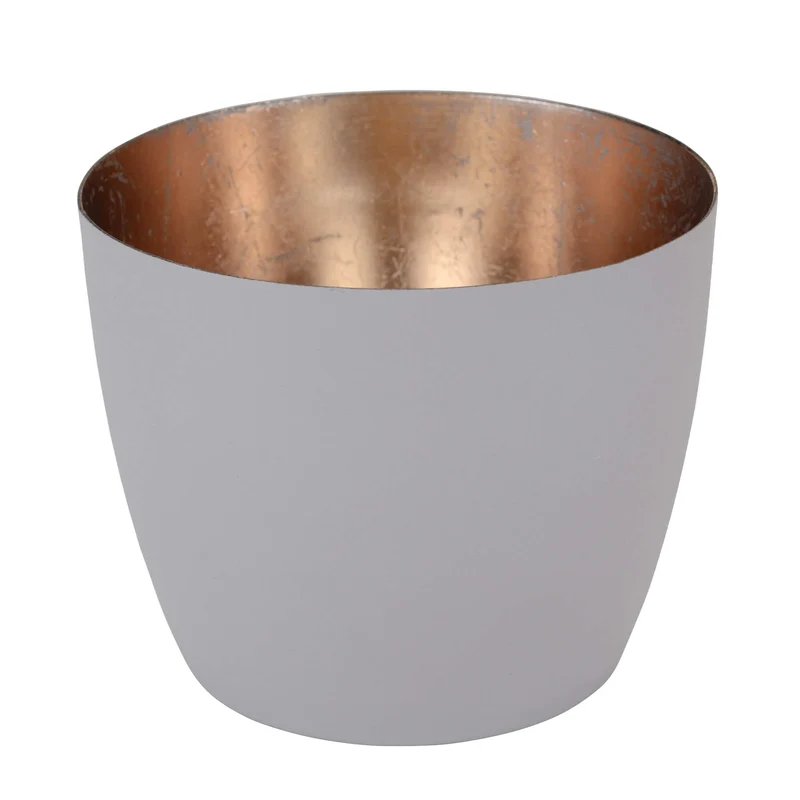Windlicht Madras sandstone-goldfarben mittel
