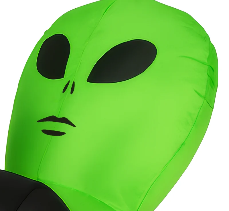 Aufblasbares Alien Kostüm für Erwachsene | Einheitsgröße 52-54 (L)
