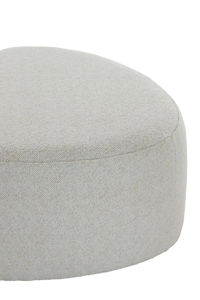 Sitzpouf LIBERIA beige 68x68x35 cm