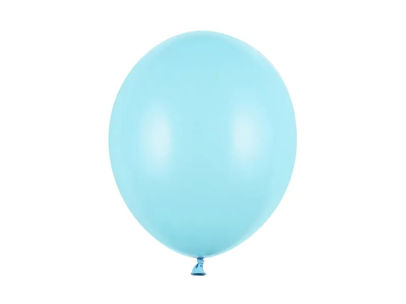 100 Stk. Luftballon Ø30cm "Uni Pastell" | Hellblau