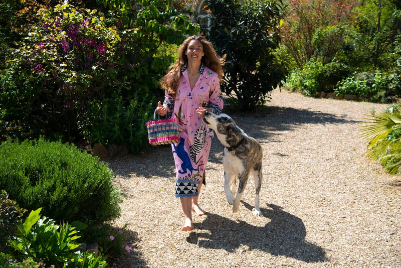 Kaftan JUNGLE Pink 100% Baumwolle