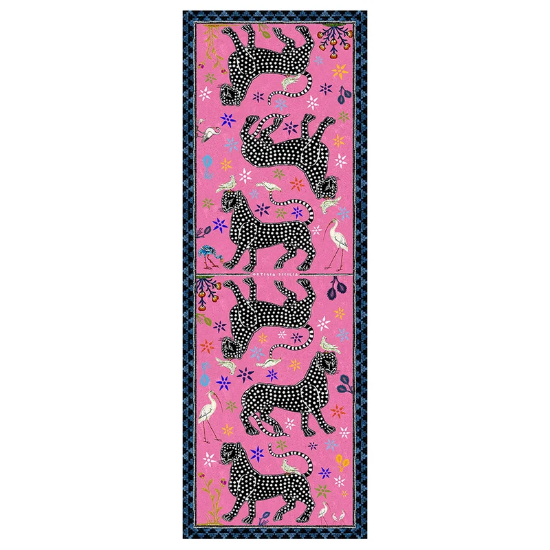 Kaschmirschal OCELOT Fucsia 200x70 cm