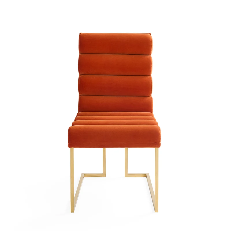Esszimmerstuhl CHANELLED GOLDFINGER orange