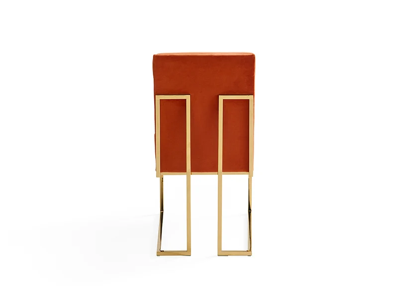 Esszimmerstuhl CHANELLED GOLDFINGER orange