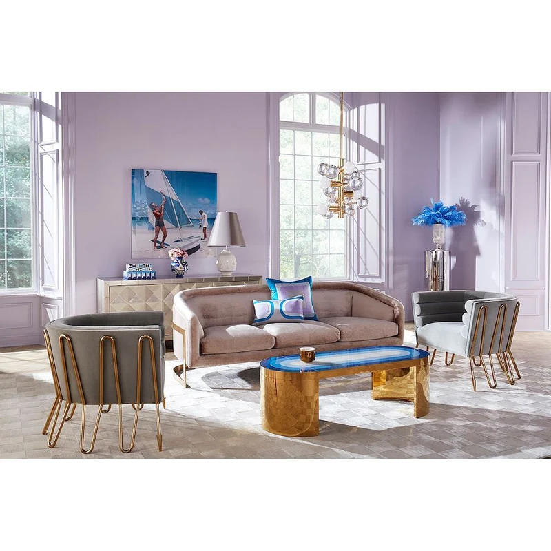 Loungesessel ETHER SWIVEL CHAIR, Bergamo Snow