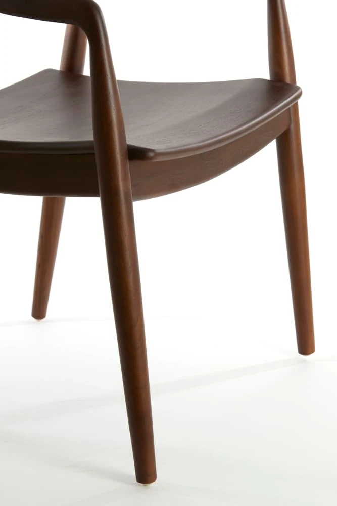 Esszimmerstuhl PALOS, dunkelbraun Teakholz