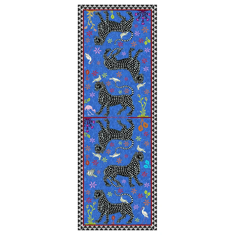 Kaschmirschal OCELOT Blu Negativo 200x70 cm