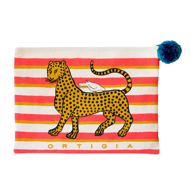 Strand-Clutch 'POCHETTE RED' in rot