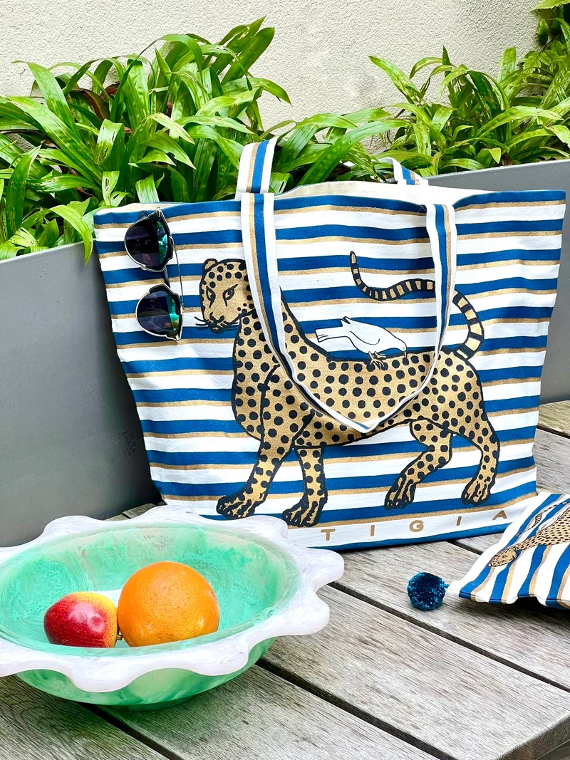 Strandtasche 'BEACH BAG BLUE' in blau