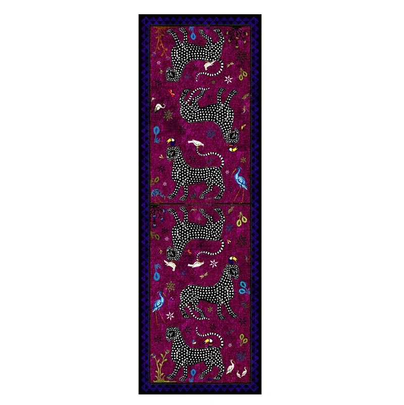 Samtschal OCELOT Pink Cardinale 200x70 cm