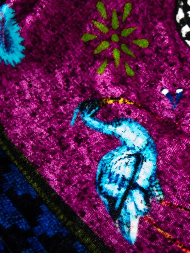 Samtschal OCELOT Pink Cardinale 200x70 cm