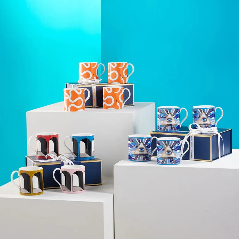 Tassen EDEN MUG, orange 4er-Set