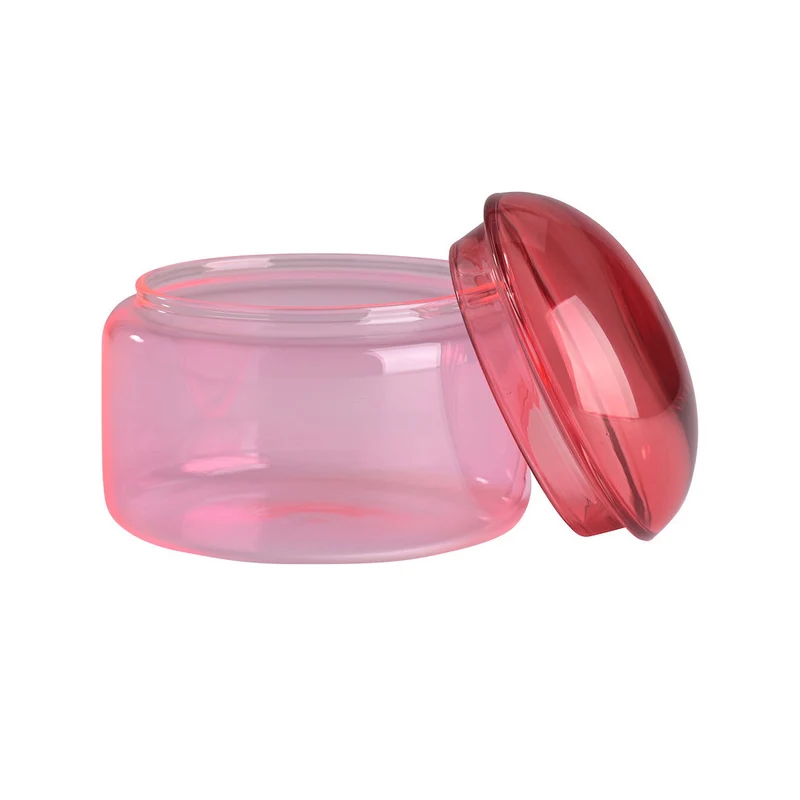 Glasdose VOILE rot-rosa ø10x9cm