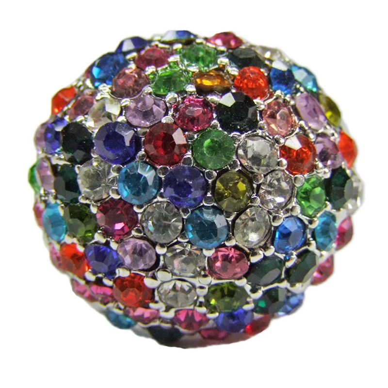 Ring Colorful mit Strasssteinen - Funky