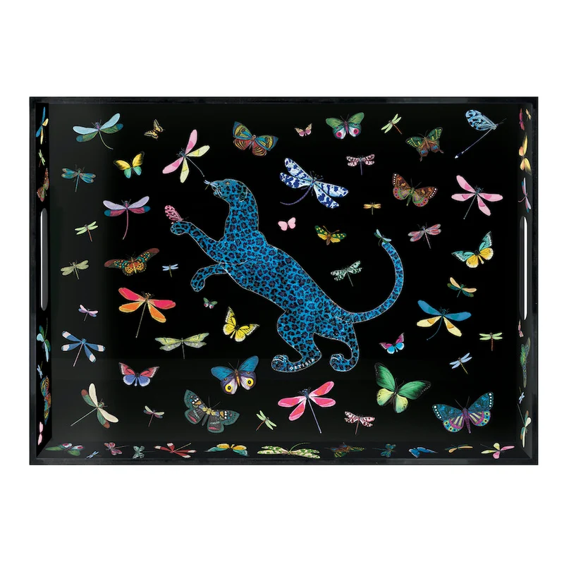 Lacktablett DRAGONFLIES Grandissimo 45cm x 60cm