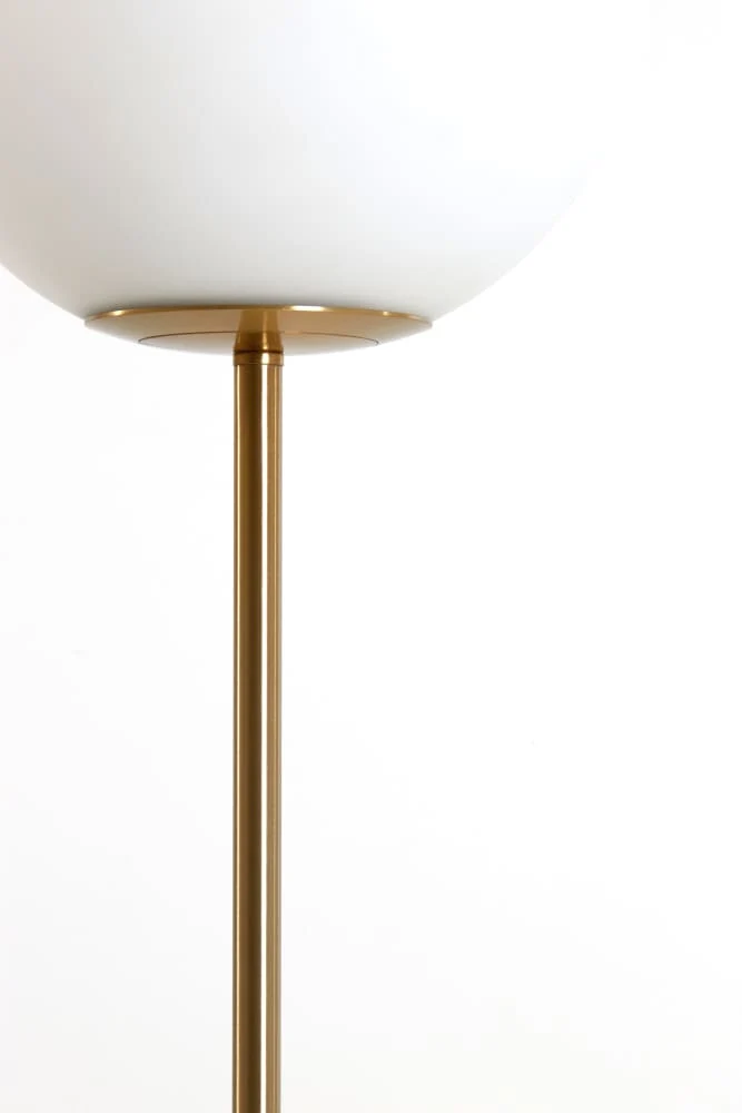Stehleuchte MEDINA, Antik Bronze + Marmor 25x156 cm