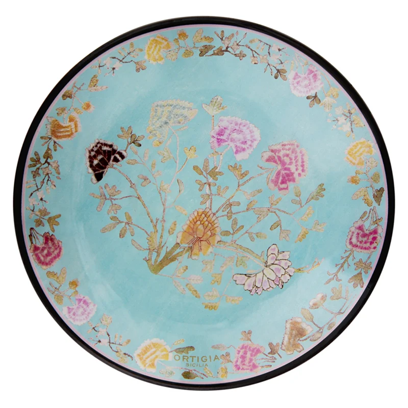 Glasteller FLORIO hellblau - rund ø 13cm