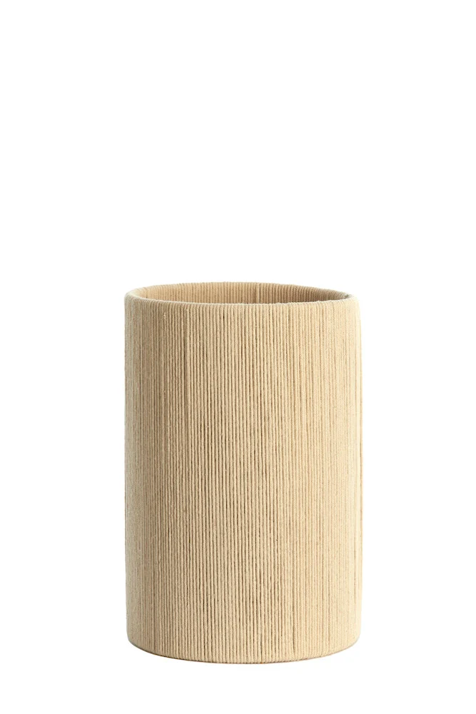 Tischleuchte YELOS matt crème, H65 cm
