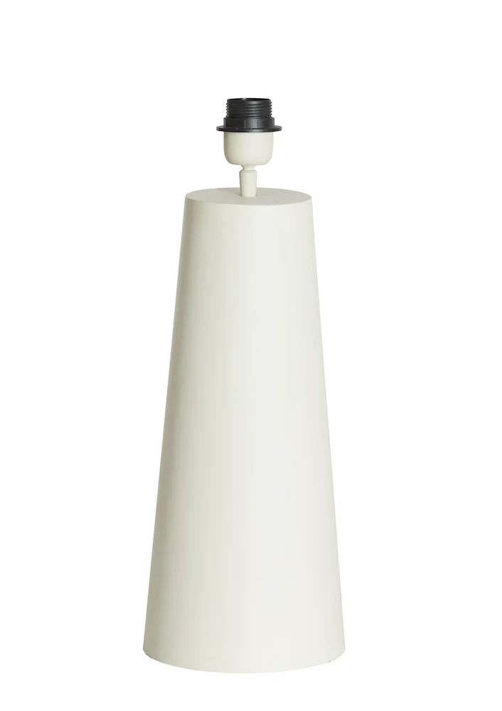 Tischleuchte YELOS matt crème, H65 cm