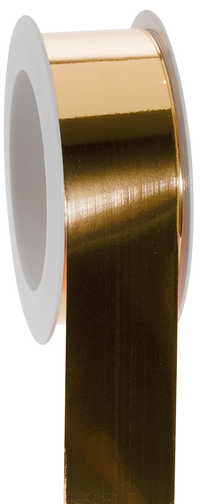 Geschenkband Polyband 40mm/25m Metallic Kupfer