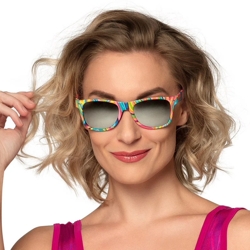 Partybrille "Fantasy" | Regenbogen Farben