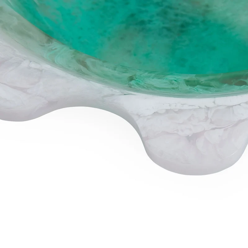 MUSTIQUE RIPPLE BOWL celadon-weiss