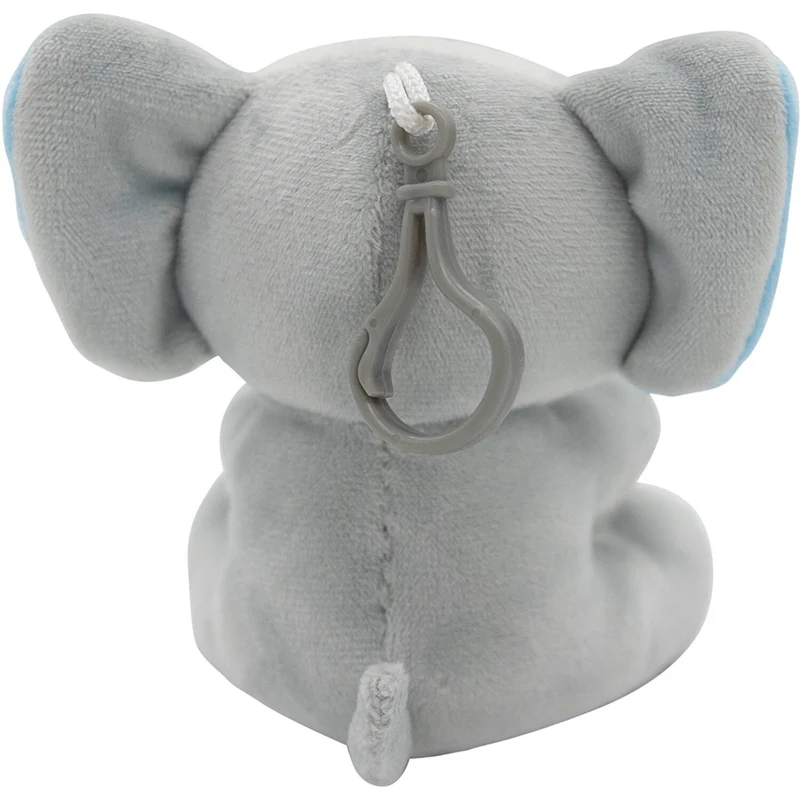 2-in-1 Plüschtier-Ballongewicht 90g Elefant m. blauen Ohren