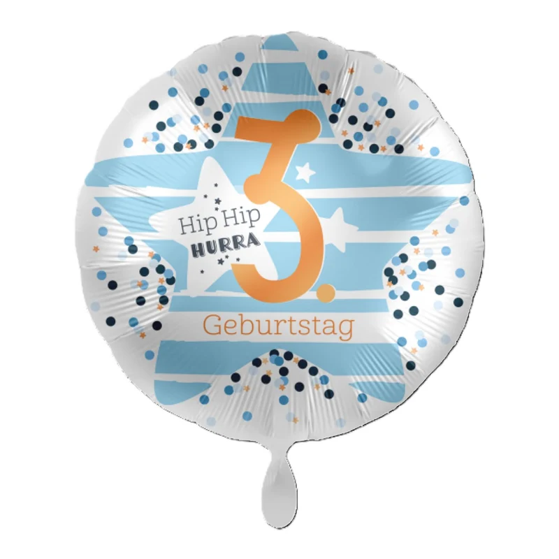 18"/Ø43cm Folienballon "Hip Hip Hurra" #3
