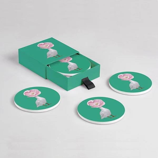 Untersetzer DIVA Ø10 cm 4teiliges Set