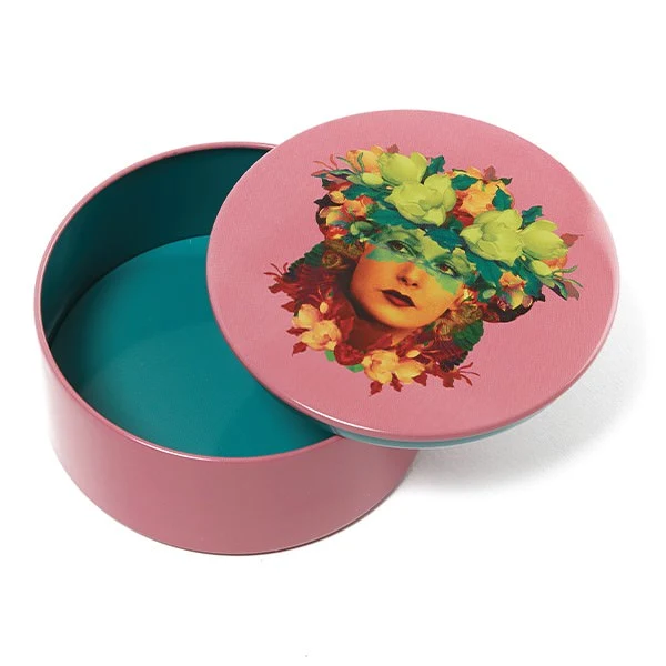 runde Metallbox ROSANA 10,4×6 cm