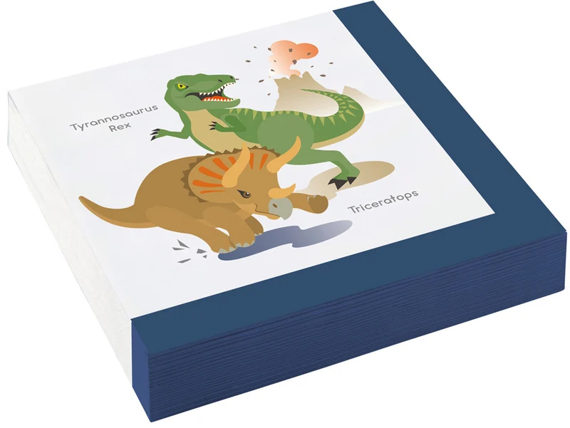 "Happy Dinosaurier" | 20 Servietten 33x33cm