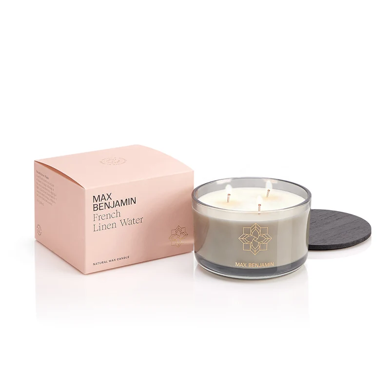 Max Benjamin Duftkerze FRENCH LINEN WATER 560g