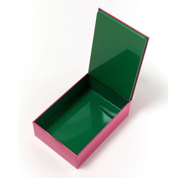 Rechteckige Metallbox CAPTAIN BOMBECK pink